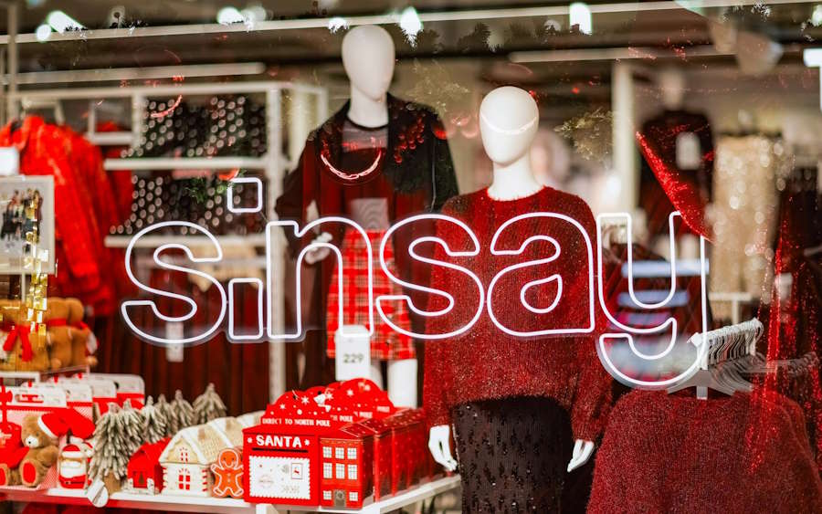 Witryna sklepu Sinsay